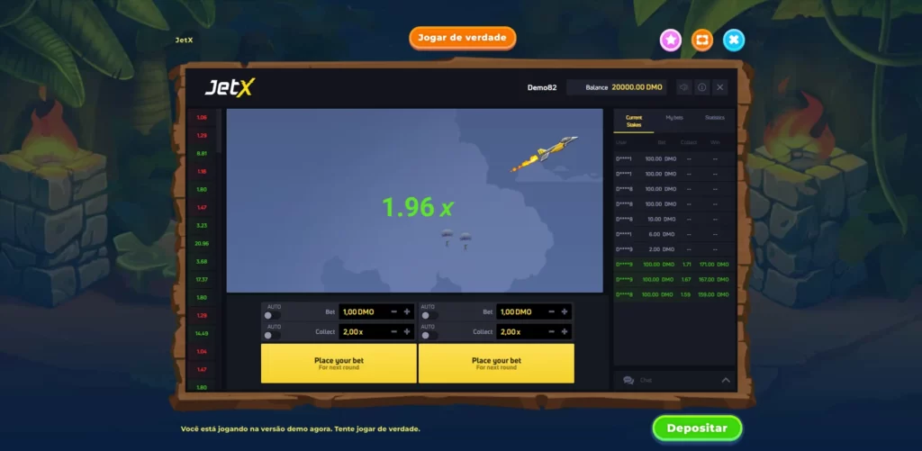 JetX no Wazamba Cassino